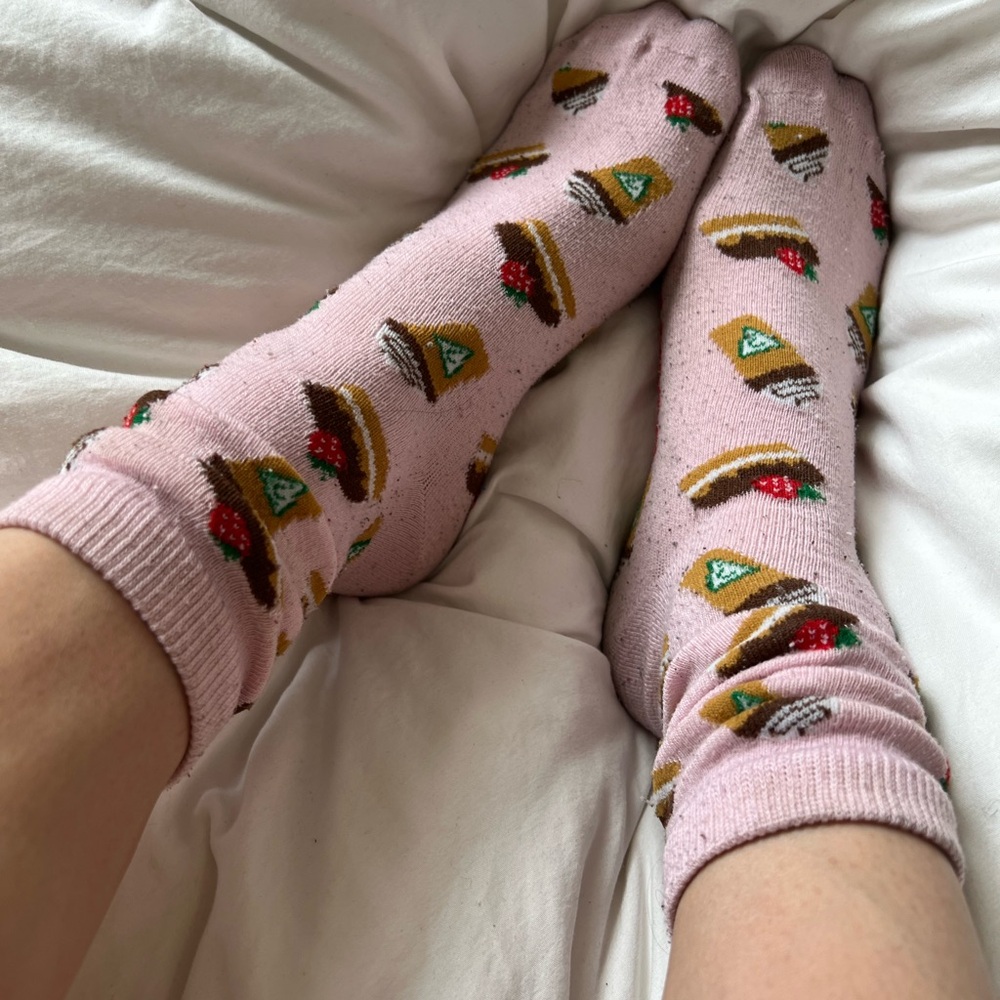 Guess Pink Dessert Pattern Socks - image 4